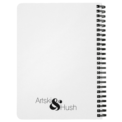 Female Silhouette Spiral Notebook for Summer - Artski&Hush
