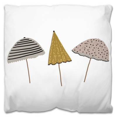 Vintage Umbrellas Outdoor Pillows - Artski&Hush