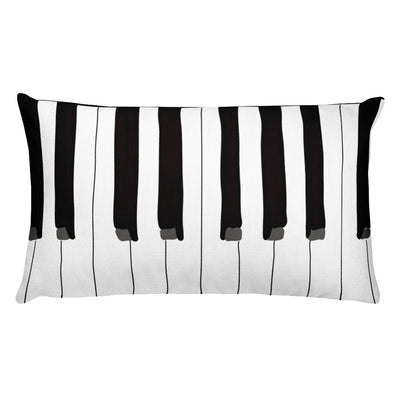 Piano Decorative Throw Lumbar Pillow - Artski&Hush