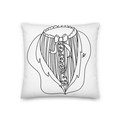Female Vestie Decorative Pillow - Artski&Hush