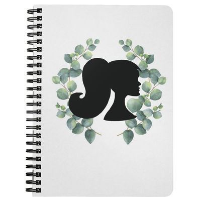 Eucalyptus Silhouette Spiral Notebook - Artski&Hush