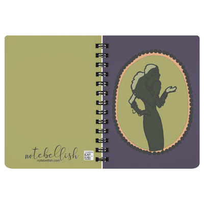 Notebellish Lady Pearl Spiral Notebook