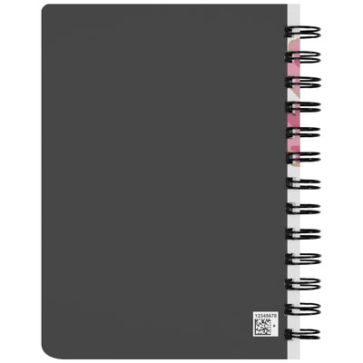 Pink Flora Spiral Notebook