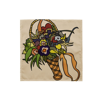 Venetian Flower Basket print bandana
