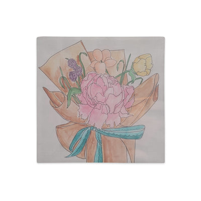 Watercolor Bouquet Pillow Case