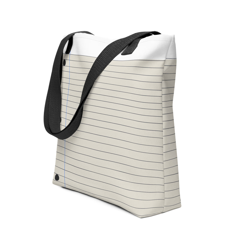 Notebook Paper Toting bag