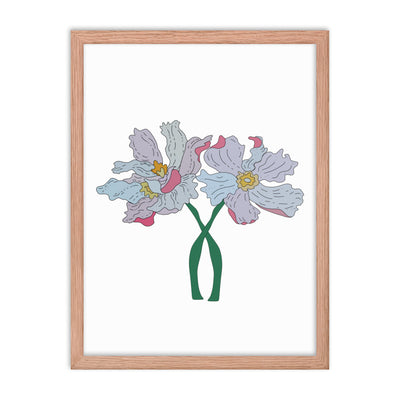 Woodland Floral Framed print