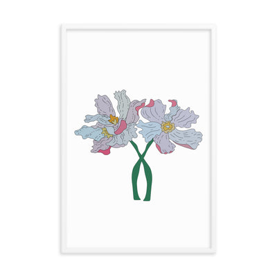 Woodland Floral Framed print