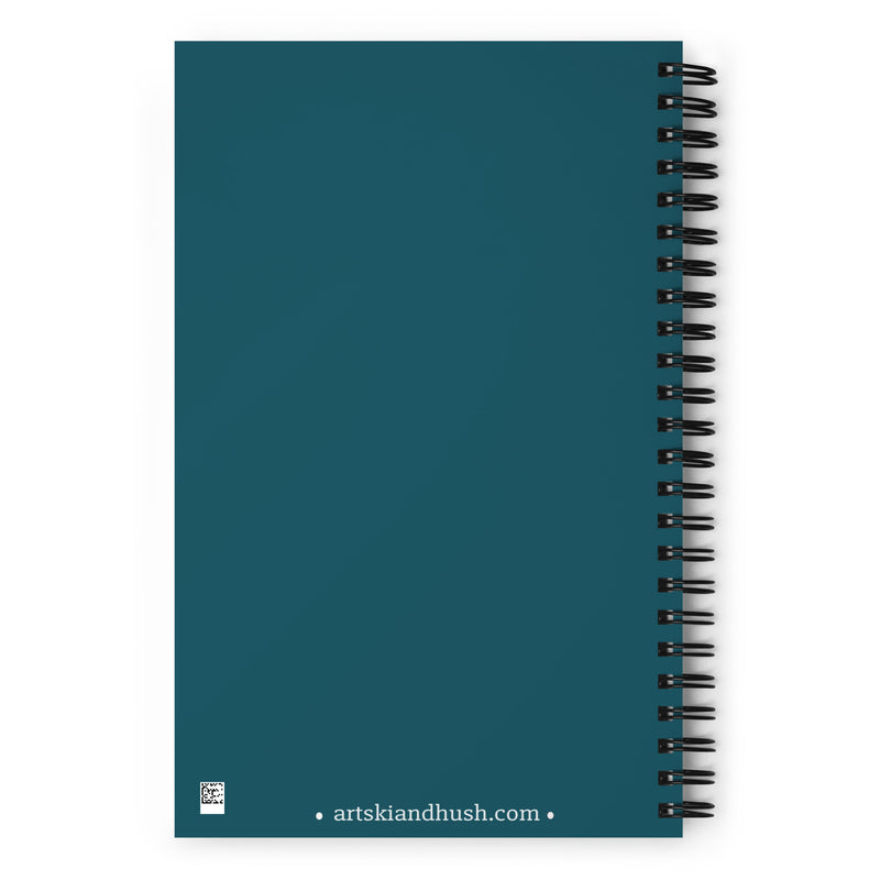 Venetian Jester Joggle Spiral notebook