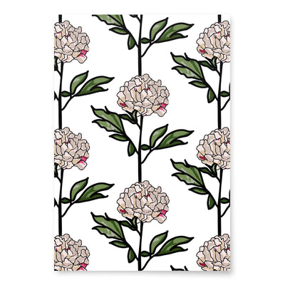 Peony Wrapping paper sheets