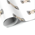 Grey Bow Wrapping Paper