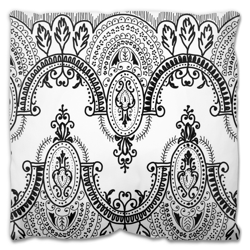Arched Lace Outdoor Pillows - Artski&Hush