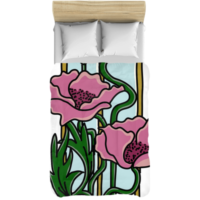 Vintage Flora Bedding Comforters - Artski&Hush
