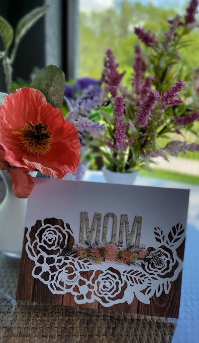 MOM Embellished Notecard - Artski&Hush