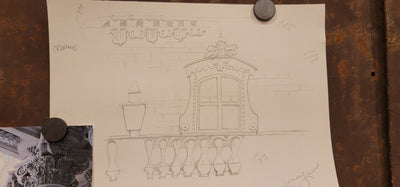 Palace View Drawing - Artski&Hush