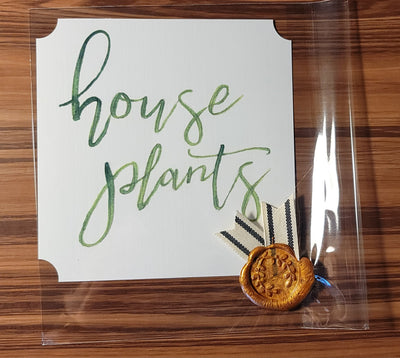 House Plants Watercolor Card