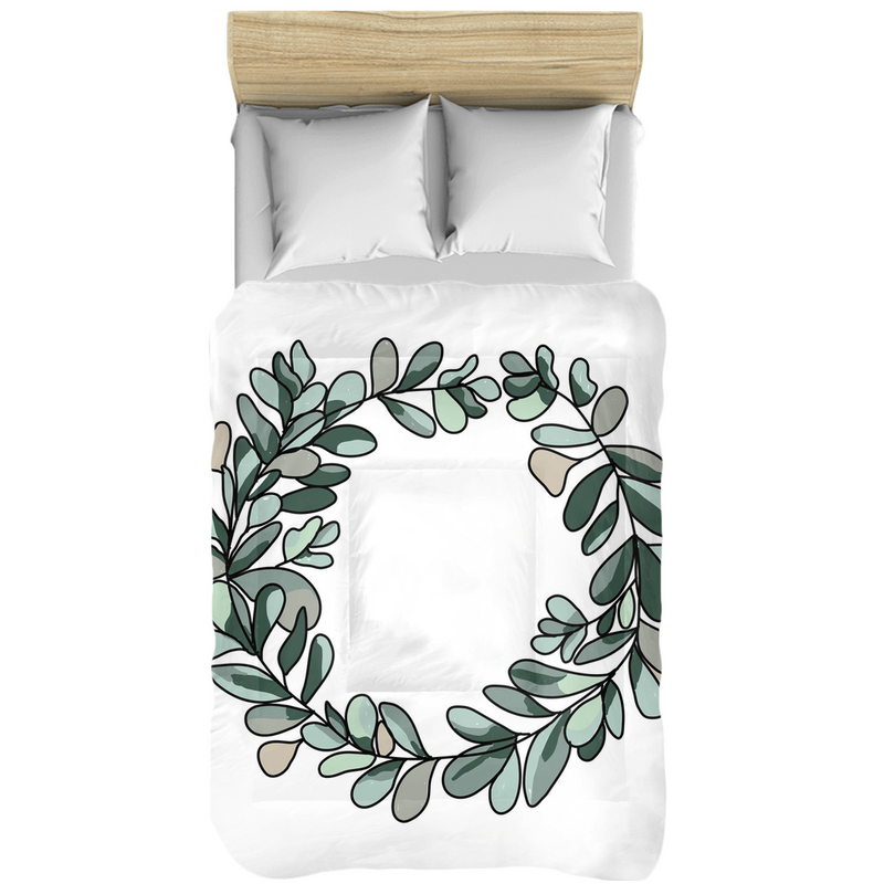Eucalyptus Wreath Comforters - Artski&Hush