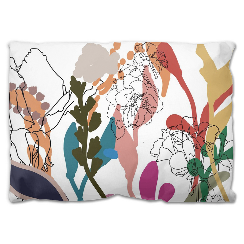 Friendly Flora Outdoor Pillows - Artski&Hush