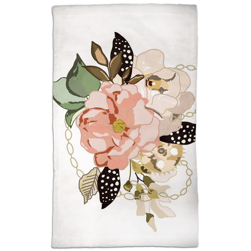 Metal Bouquet Hand Towels - Artski&Hush