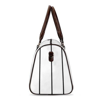 Classic Striped Travel Handbag