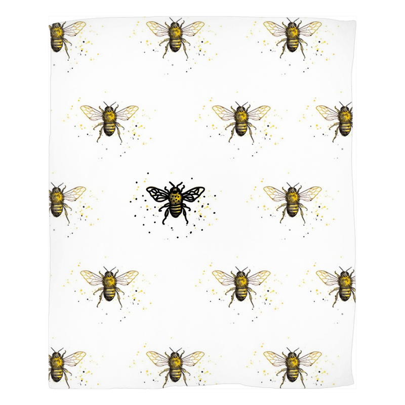 Bee the One Fleece Blankets - Artski&Hush