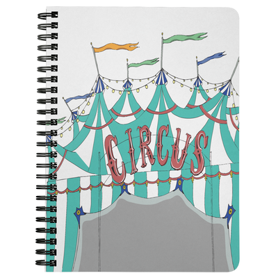 Vintage Circus Spiral Notebook - Artski&Hush