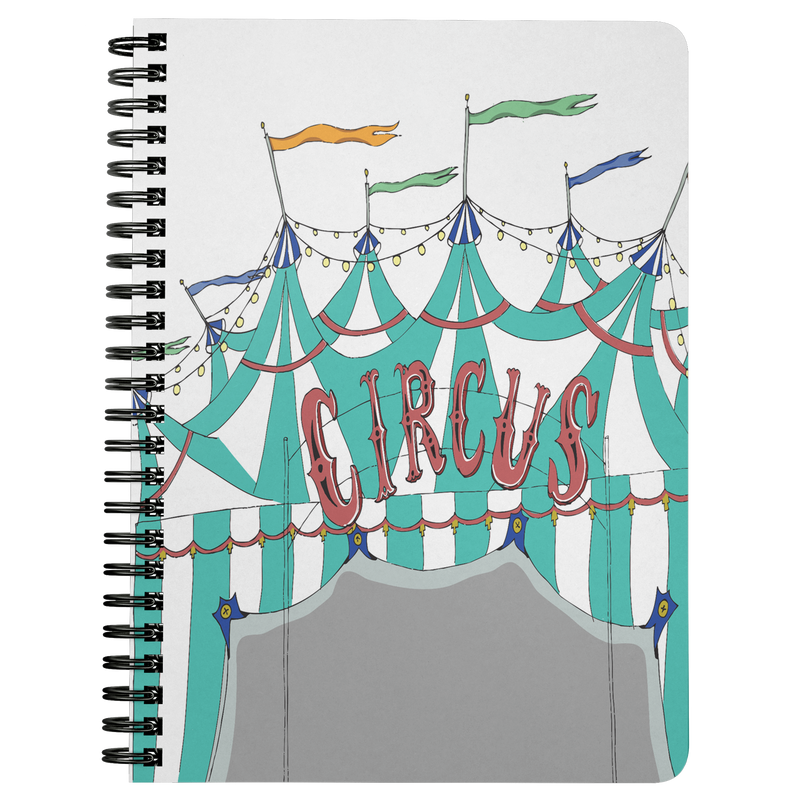 Vintage Circus Spiral Notebook - Artski&Hush