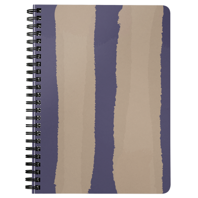 Beach Stripes Spiral Notebook - Artski&Hush