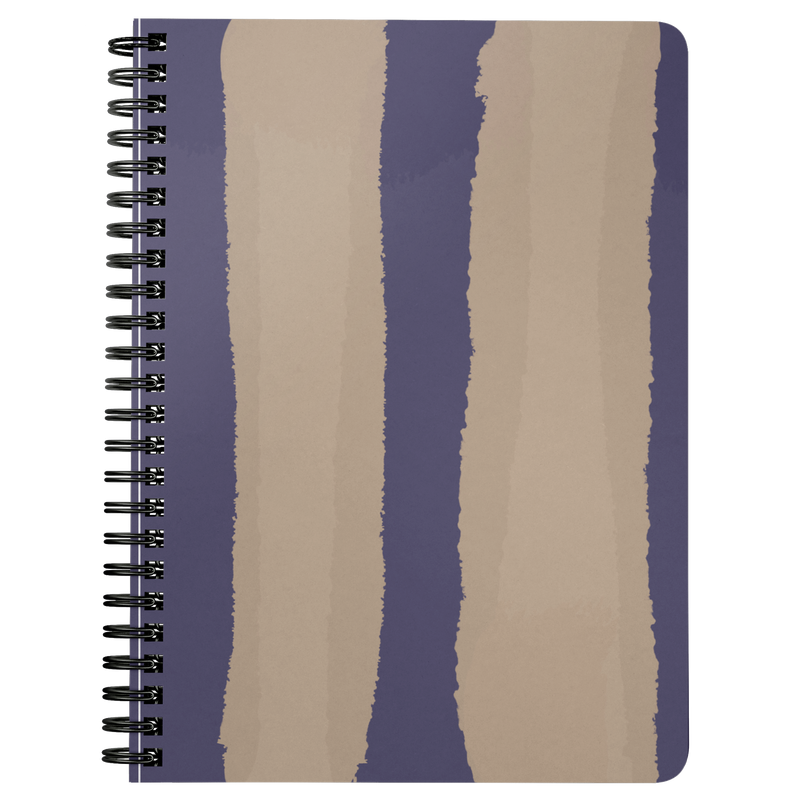 Beach Stripes Spiral Notebook - Artski&Hush