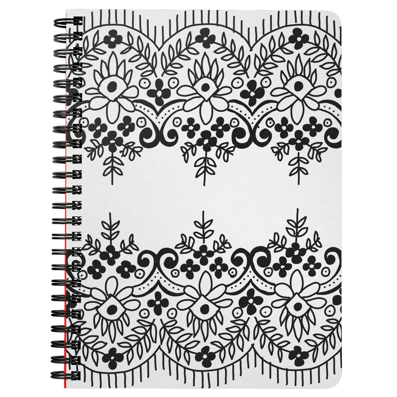 Dual Lace Spiral Notebook - Artski&Hush