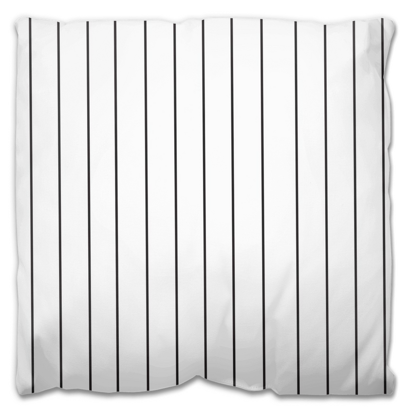 Black Striped Outdoor Pillows - Artski&Hush