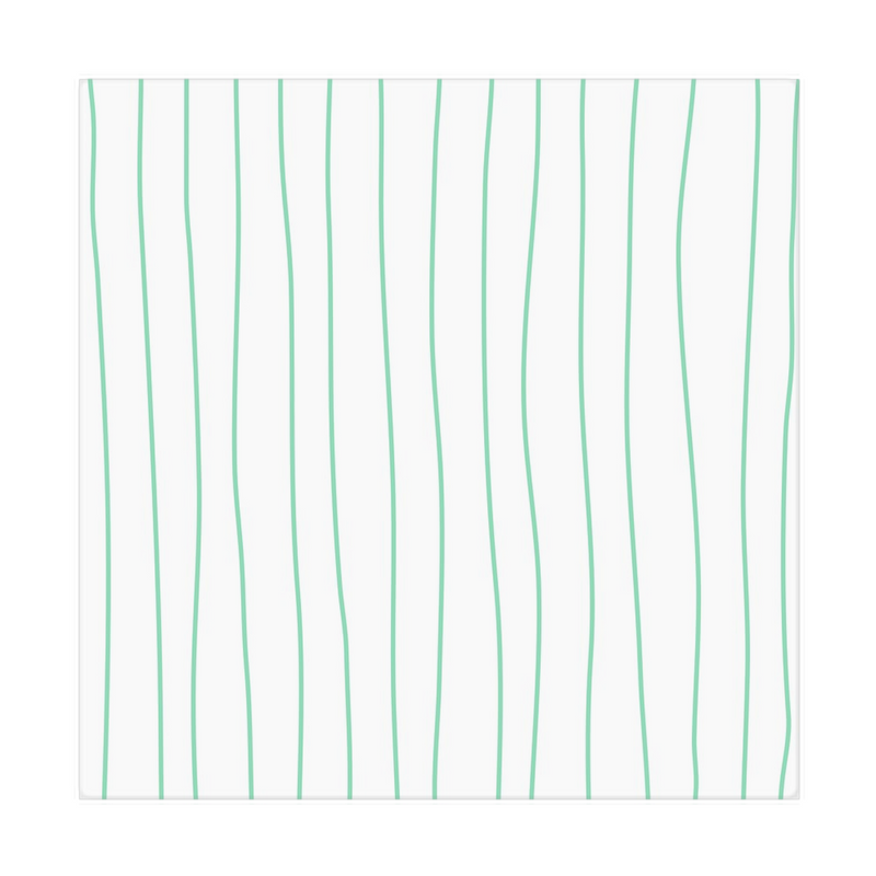 Spring Mint Stripes Cloth Napkins - Artski&Hush