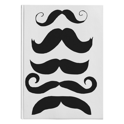 Mustache Club Hardcover Notebook/Journal - Artski&Hush