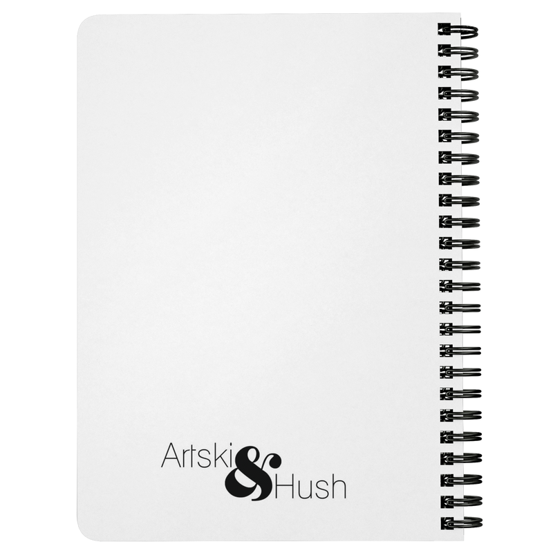 Mustache Club Spiral Notebook - Artski&Hush