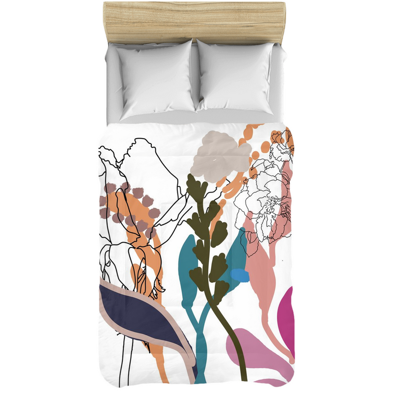 Friendly Flora Comforters - Artski&Hush
