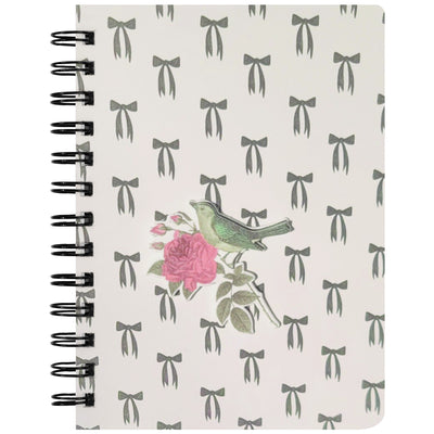 Notebellish Bird & Bow Spiral Notebook