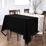 Black & Tan Tablecloth