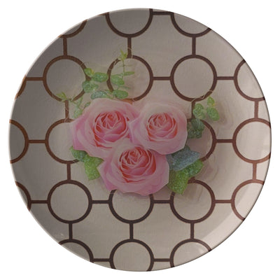 Circle Rose "Paper" Plate
