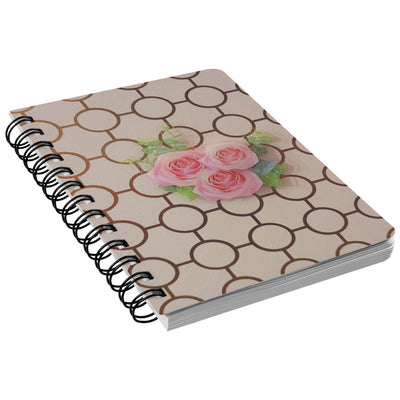 Notebellish Pink Rose Spiral Notebook