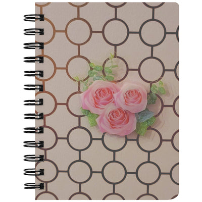 Notebellish Pink Rose Spiral Notebook