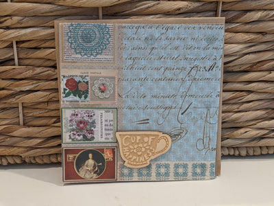 Corrugated Tea Designer Notecard - Artski&Hush
