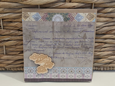 Corrugated Dreamy Designer Notecard - Artski&Hush