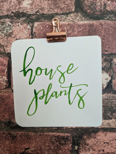 House Plants Watercolor Card - Artski&Hush
