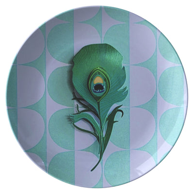 Peacock "Paper" Plate
