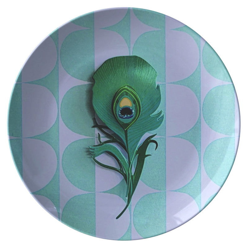 Peacock "Paper" Plate