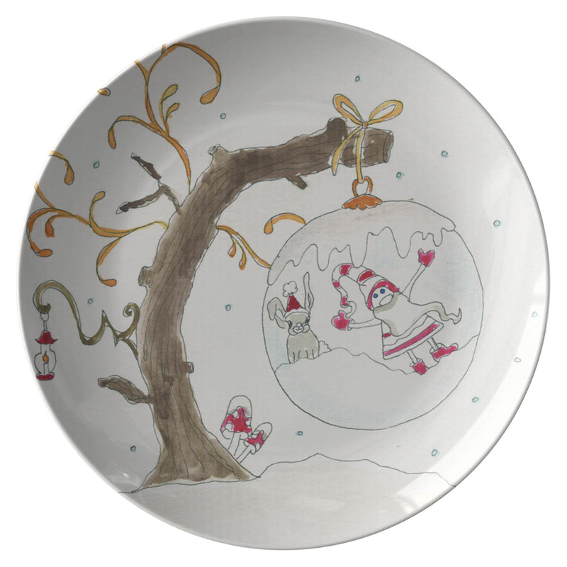 Winter Ornament Plate
