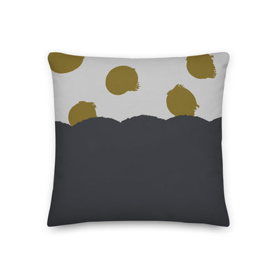 Grey Scallops Decorative Pillow - Artski&Hush