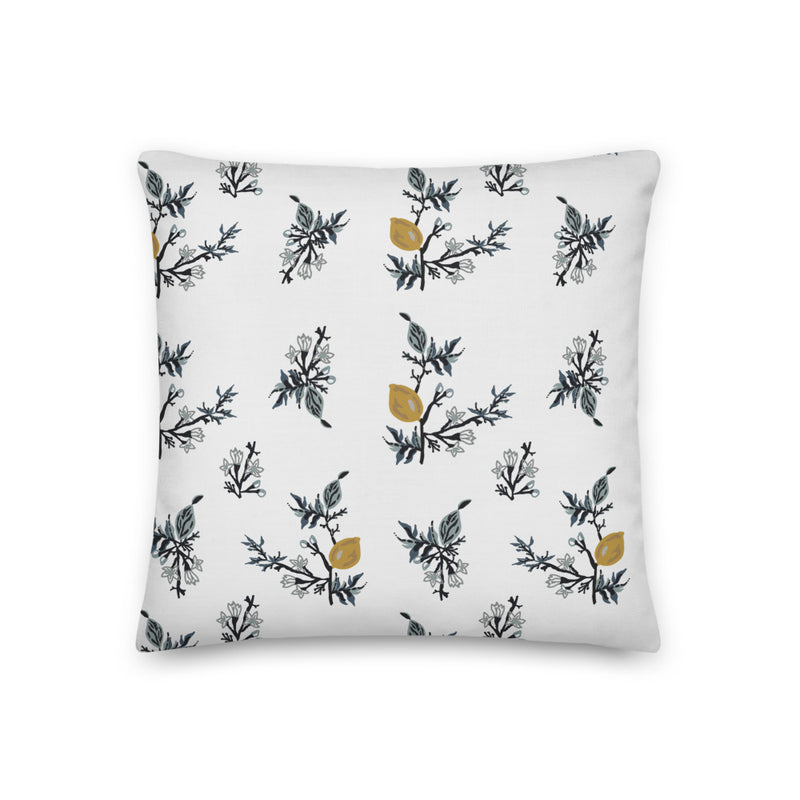 Lemon Summer Decorative Premium Pillow - Artski&Hush
