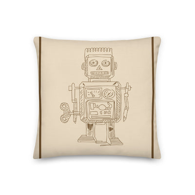 Children's Antique Robot Toy Pillow - Artski&Hush