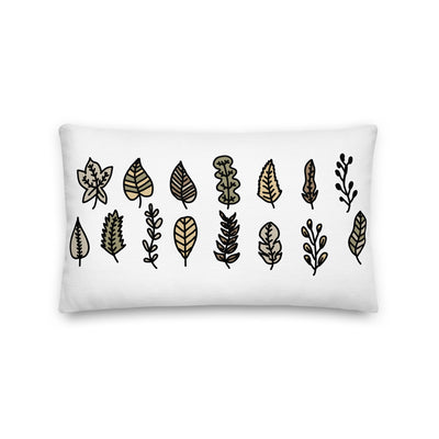 Leaf Family Decorative Throw Pillow - Artski&Hush
